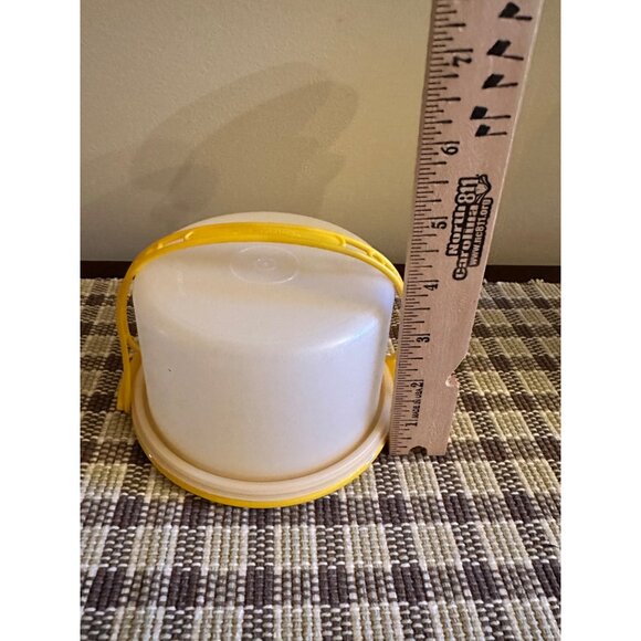 Vintage Tupperware Storage Lot Containers with Lids Yellow & Orange Bowls w lid - Picture 14 of 16